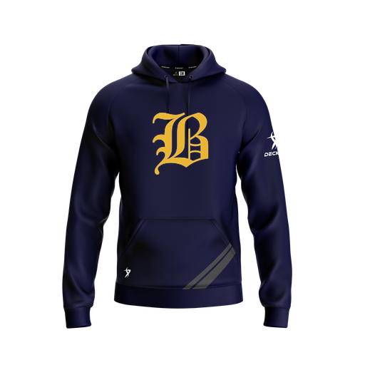 [FOLHSMNV-YXS-LOGO1] Decker Summit Hoodie (Youth XS, Navy, Logo 1)