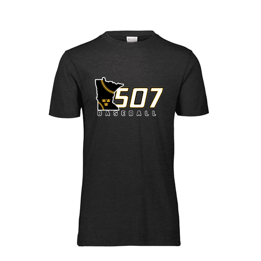 [FTSCUBBK-AS-LOGO2] Decker Men's Tri-Blend T-Shirt - Short Sleeve (Adult S, Black, Logo 2)