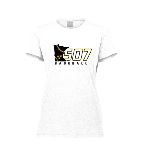 [FTSCUBWH-FAXS-LOGO2] Decker Women's Tri-Blend T-Shirt - Short Sleeve (Female Adult XS, White, Logo 2)