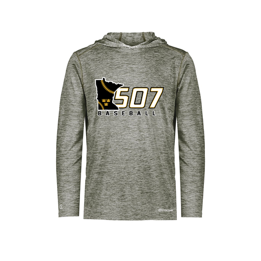 [FOLHCGGY-YS-LOGO2] Decker Youth Charge Hoodie (Youth S, Gray, Logo 2)