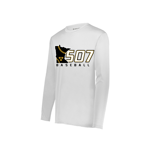 [222822.005.XS-LOGO2] Men's LS Smooth Sport Shirt (Adult XS, White, Logo 2)